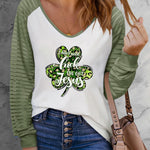 Leopard Print Patchwork Mesh Long Sleeve Top
