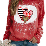 Navy Tie-dyed Crew Neck Pullover Sweatshirt