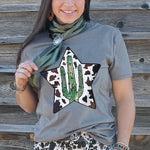 Letter Graphic Print Short Sleeve Tee