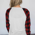 Buffalo Plaid Long Sleeve Sweatshirt