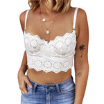 Adjustable Hollow Out Lace Bralette