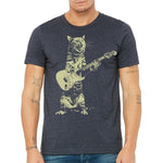 Cat Playing Guitar Tshirt