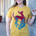 Letter Graphic Print Short Sleeve Tee