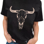 Merry Christmas Santa Clause Print Short Sleeve Graphic Tee