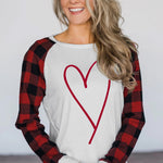 Buffalo Plaid Long Sleeve Sweatshirt