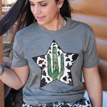 Letter Graphic Print Short Sleeve Tee