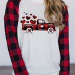 Buffalo Plaid Long Sleeve Sweatshirt