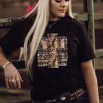 Letter Graphic Print Short Sleeve Tee