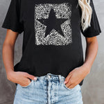 Merry Christmas Santa Clause Print Short Sleeve Graphic Tee