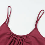 Spaghetti Straps Wide Leg Pocketed Jumpsuits