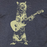 Cat Playing Guitar Tshirt