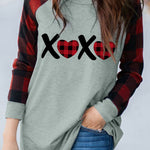 Buffalo Plaid Long Sleeve Sweatshirt