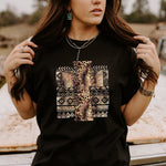 Letter Graphic Print Short Sleeve Tee