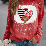 Navy Tie-dyed Crew Neck Pullover Sweatshirt