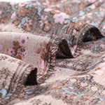 Split V Neck Boho Floral Dress