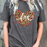 Merry Christmas Santa Clause Print Short Sleeve Graphic Tee