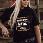Letter Graphic Print Short Sleeve Tee