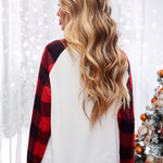 Buffalo Plaid Long Sleeve Sweatshirt