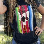 Merry Christmas Santa Clause Print Short Sleeve Graphic Tee