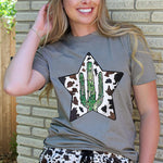 Letter Graphic Print Short Sleeve Tee
