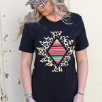 Letter Graphic Print Short Sleeve Tee
