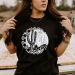 Letter Graphic Print Short Sleeve Tee