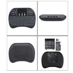 Mini 2.4GHz Wireless Backlit Keyboard Portable Hand-Held with Touchpad & Backlight Keyboards for PC / Smart TV /Android TV Box 1pcs/lot