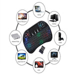 Mini 2.4GHz Wireless Backlit Keyboard Portable Hand-Held with Touchpad & Backlight Keyboards for PC / Smart TV /Android TV Box 1pcs/lot
