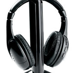 Hot Selling 5 in 1 Hi-Fi Wireless Earphone Headphone For FM Radio MP3 CD PC TV Free Shipping