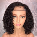 Curly Bob Lace Front Wigs For Women Curly Lace Front Wig 360 Lace Frontal Wig Brazilian Curly Human Hair Wigs