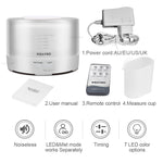 KBAYBO Aroma Ultrasonic air Humidifier 500ml Remote Control Essential Oil diffusers LED Light mist maker Aromatherapy