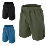 US Stock Men's Running Shorts Men's Casual Cropped Short Pants Fashion Sports Running Knee Length Summer Outdoor Male Shorts FY9106