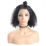 Peruvian Short Bob Deep Wave Curly Wig Deep Curly Bob Wig Short Wigs Indian Kinky Curly Human Hair Lace Front Wigs Brazilian Human Hair Wigs