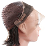 Malaysian Hair Silky Straight Short Wig Peruvian Fashion Bob Wigs Indian Human Hair Lace Front Wigs Brazilian Human Hair Wigs